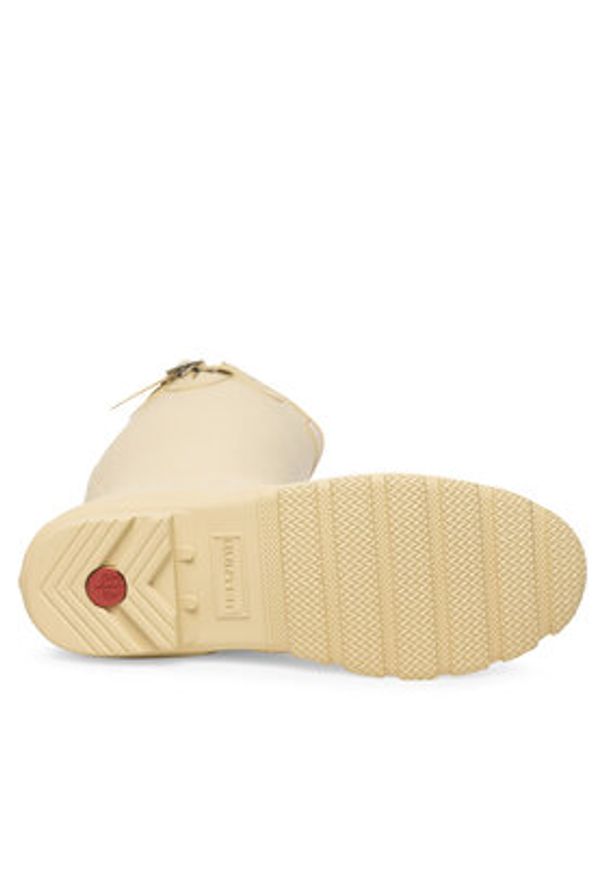 Hunter Kalosze HFW-005 Écru. Materiał: kauczuk