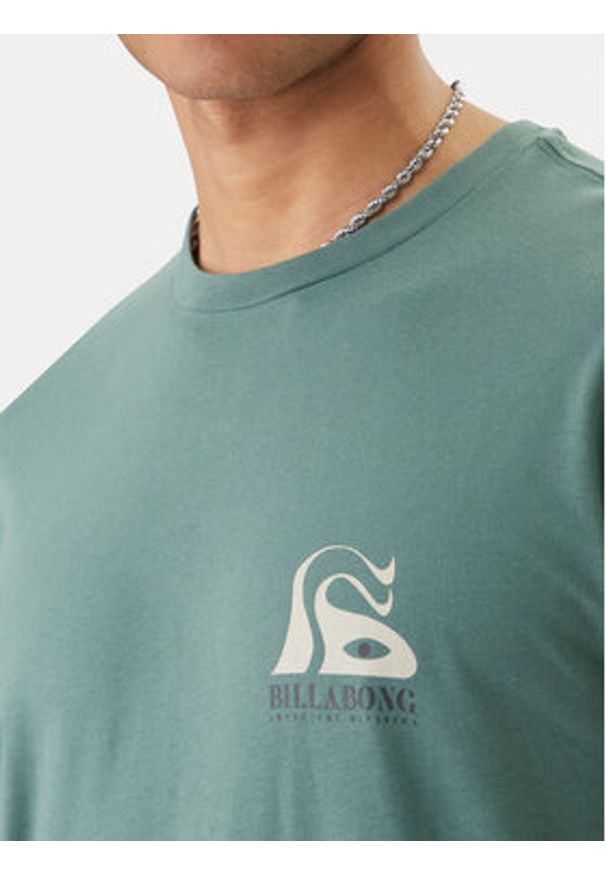 Billabong T-Shirt Totem EBYZT00388 Zielony Regular Fit. Kolor: zielony. Materiał: bawełna