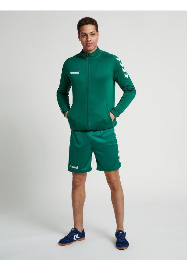 Bluza sportowa dla dorosłych Hummel Core Poly Jacket. Kolor: biały, zielony, wielokolorowy