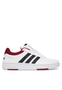 Adidas - adidas Sneakersy Hoops Classic KI1061 Biały. Kolor: biały. Materiał: skóra #1