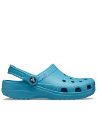 Klapki Crocs Classic Clog 10001-4ST - niebieskie. Kolor: niebieski. Materiał: materiał. Sezon: lato