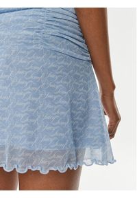 Juicy Couture Spódnica mini JCWGS23327 Niebieski Slim Fit. Kolor: niebieski. Materiał: syntetyk