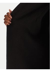 Elisabetta Franchi Płaszcz wełniany CP-68D-56E2-V820 Czarny Regular Fit. Kolor: czarny. Materiał: wełna #3