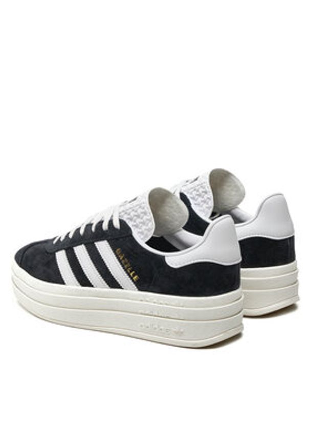 Adidas - adidas Sneakersy Gazelle Bold HQ6912 Czarny. Kolor: czarny. Materiał: skóra, zamsz. Model: Adidas Gazelle
