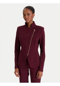 Rinascimento Marynarka CFC0125220003 Bordowy Slim Fit. Kolor: czerwony. Materiał: syntetyk