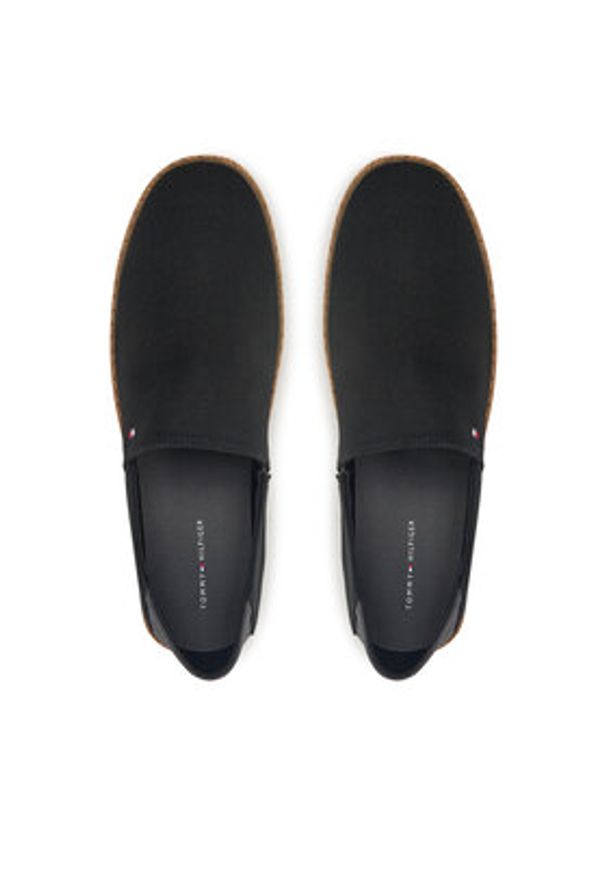 TOMMY HILFIGER - Tommy Hilfiger Espadryle FM0FM05353 Czarny. Kolor: czarny. Materiał: materiał