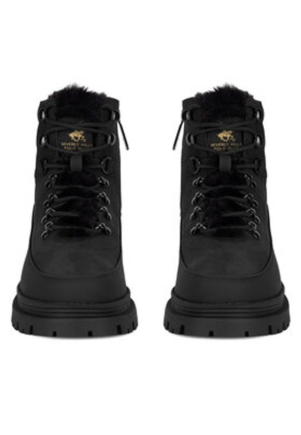 Beverly Hills Polo Club Trzewiki HY62070-2 Czarny. Kolor: czarny. Materiał: materiał