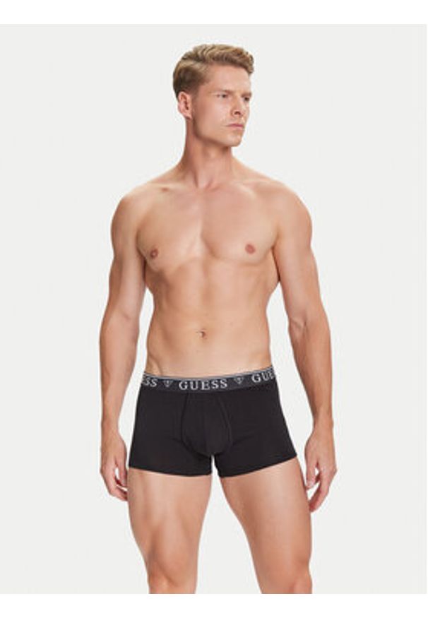Guess Komplet 5 par bokserek U4YG16 K6YW1 Czarny. Kolor: czarny. Materiał: bawełna