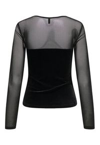 only - ONLY Bluzka Smooth 15360668 Czarny Slim Fit. Kolor: czarny. Materiał: syntetyk #3