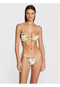 Seafolly Dół od bikini Coast To Coast 40687-913 Zielony. Kolor: zielony. Materiał: syntetyk