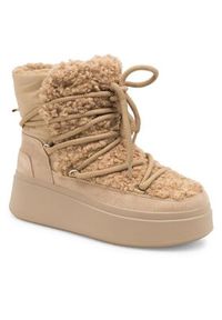 DeeZee Śniegowce YADIRA H3982-1 Beżowy. Kolor: beżowy. Materiał: materiał #4