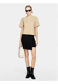 Sisley T-Shirt 3OQ6L104Q Beżowy Oversize. Kolor: beżowy. Materiał: bawełna #3