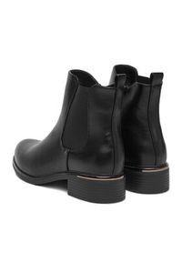 DeeZee Botki HX21055-1A Czarny. Kolor: czarny. Materiał: materiał #3