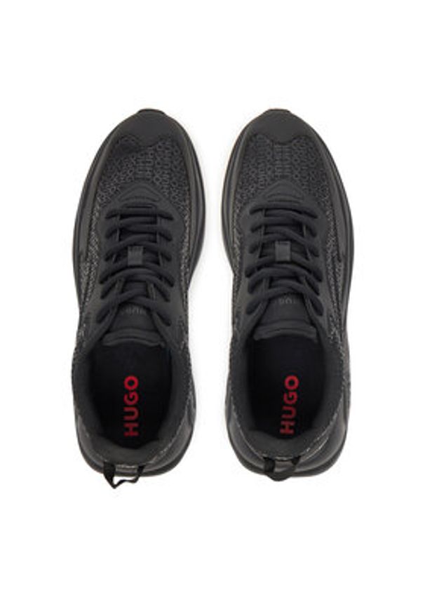Hugo - HUGO Sneakersy 50536270 Czarny. Kolor: czarny. Materiał: skóra