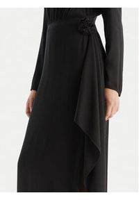 Hugo - HUGO Sukienka codzienna Kadele-1 50547704 Czarny Regular Fit. Okazja: na co dzień. Kolor: czarny. Materiał: wiskoza. Typ sukienki: proste. Styl: casual #4