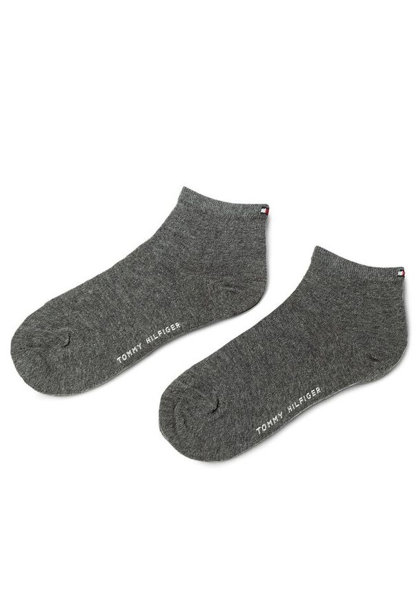 TOMMY HILFIGER - Skarpety krótkie Tommy Hilfiger. Kolor: szary