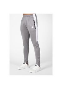 GORILLA WEAR - Benton Track Spodnie - Szary. Kolor: szary. Sport: fitness