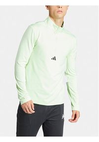 Adidas - adidas Bluza techniczna Workout IS3803 Zielony Slim Fit. Kolor: zielony. Materiał: syntetyk #4