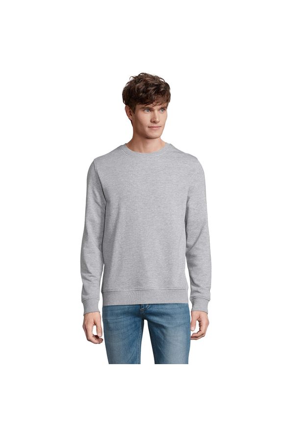 SOL'S - Bluza Unisex Dla Dorosłych Comet Melange. Kolor: szary