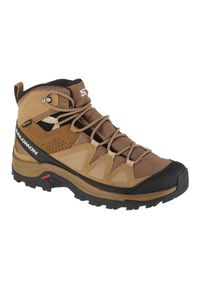 salomon - Buty Salomon Quest Rove Gtx M 471814 brązowe. Zapięcie: sznurówki. Kolor: brązowy. Materiał: guma, syntetyk, zamsz, skóra