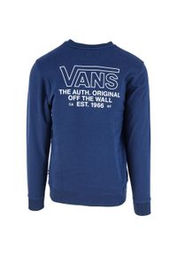 Bluza Vans Sequence Crew, Mężczyźni. Kolor: niebieski. Materiał: materiał, bawełna. Sport: skateboard