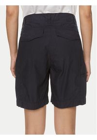 Napapijri Szorty materiałowe Narin NP0A4H8H Granatowy Loose Fit. Kolor: niebieski. Materiał: bawełna #5
