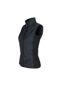 Bergson - Kamizelka softshell damska Rapid. Kolor: szary. Materiał: softshell