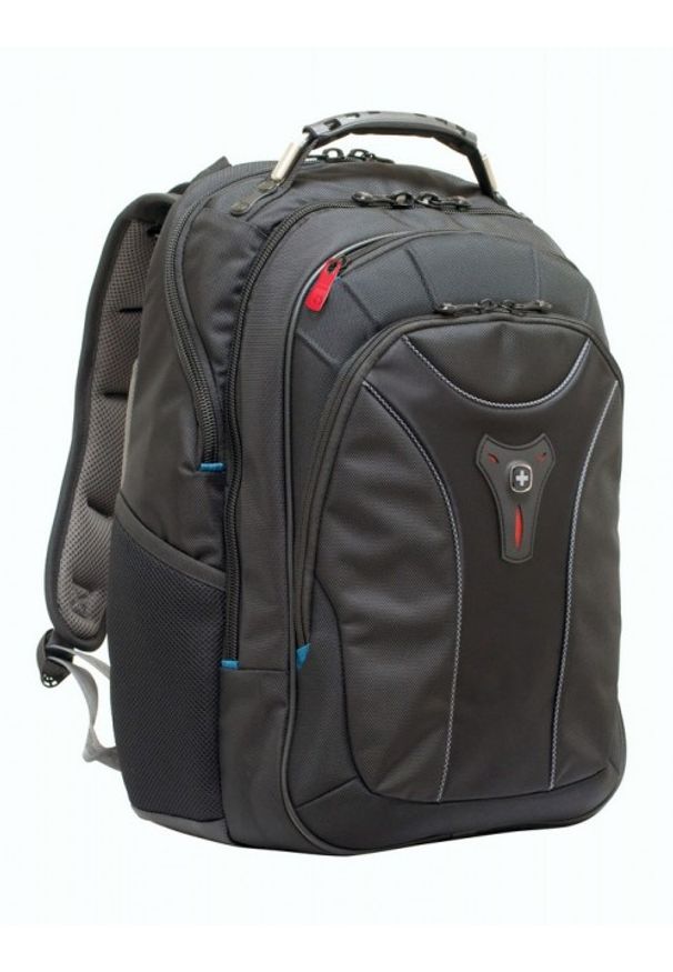 Wenger Carbon Apple 17'' czarny. Kolor: czarny. Wzór: paski