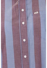 Lee - LEE ONE POCKET SHIRT DAMSKA KOSZULA W PASKI WORKWEAR BLUE L48RXEKR 112111101. Wzór: paski