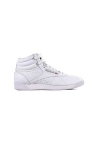 Reebok - Buty na co dzień damskie REEBOK F/S/ HI skóra. Okazja: na co dzień. Zapięcie: rzepy. Kolor: biały. Materiał: skóra. Sport: turystyka piesza #1