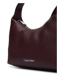 Calvin Klein Torebka LV04F3892G Bordowy. Kolor: czerwony. Materiał: skórzane #5