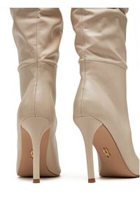 Steve Madden Kozaki Schmooze SM11003453 Écru. Materiał: skóra #3