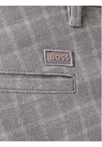 BOSS Chinosy 50547722 Szary Slim Fit. Kolor: szary. Materiał: syntetyk #3