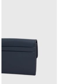 MICHAEL Michael Kors portfel skórzany damski kolor granatowy. Kolor: niebieski. Materiał: skóra #4