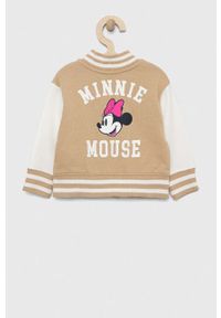 GAP bluza dziecięca kolor beżowy z nadrukiem. Okazja: na co dzień. Kolor: beżowy. Materiał: dzianina. Wzór: nadruk. Styl: casual #1