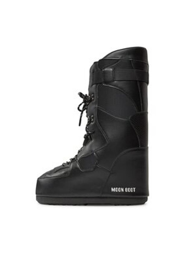 Moon Boot Śniegowce Sneaker High 14028300001 Czarny. Kolor: czarny. Materiał: syntetyk