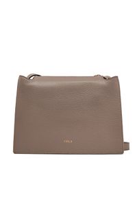 Furla Torebka Nuvola S Crossbody WB01275 HSF000 2572S Szary. Kolor: szary. Materiał: skórzane