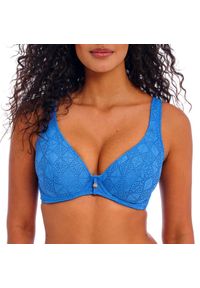 FREYA ACTIVE - Damski kostium kąpielowy bez ramiączek na fiszbinach Freya Nomad Nights. Kolor: niebieski #1