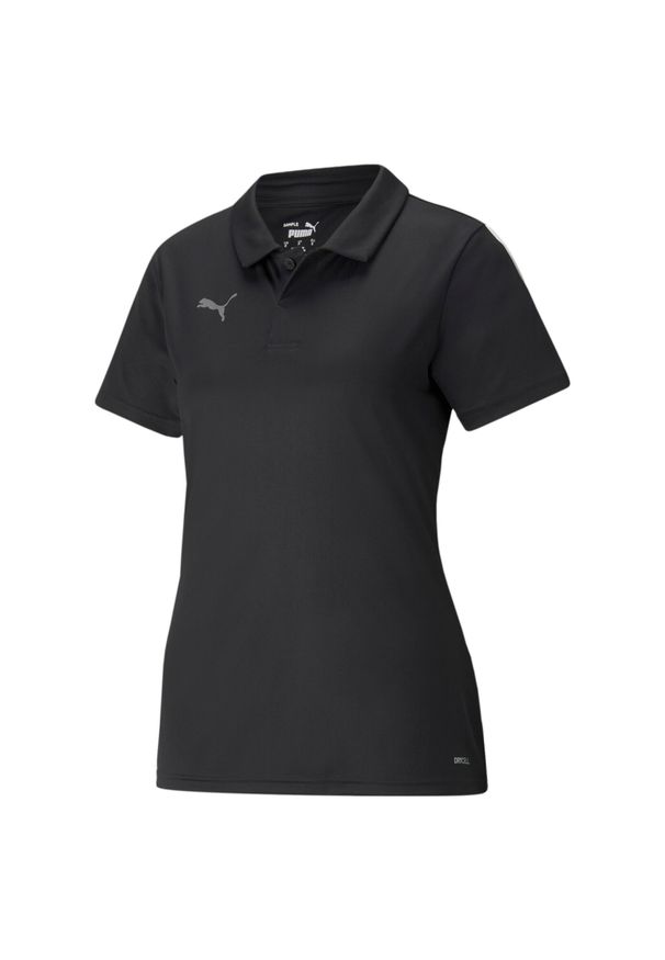 Damska koszulka polo Puma Teamliga Sideline. Typ kołnierza: polo. Kolor: czarny, wielokolorowy, biały. Sport: piłka nożna
