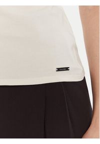 Calvin Klein T-Shirt LV047B275G Écru Slim Fit #5
