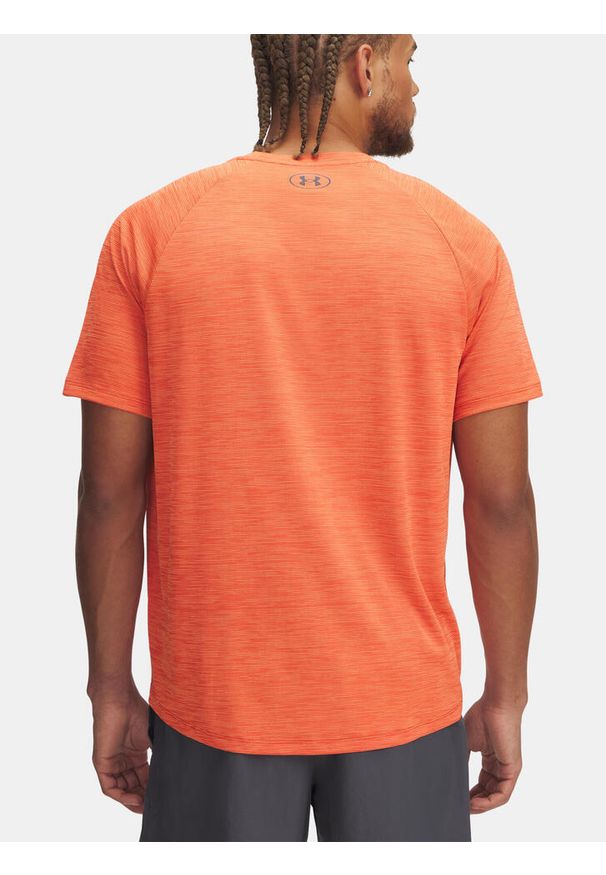 Koszulka treningowa męska Under Armour Tech Textured. Kolor: pomarańczowy. Sport: fitness