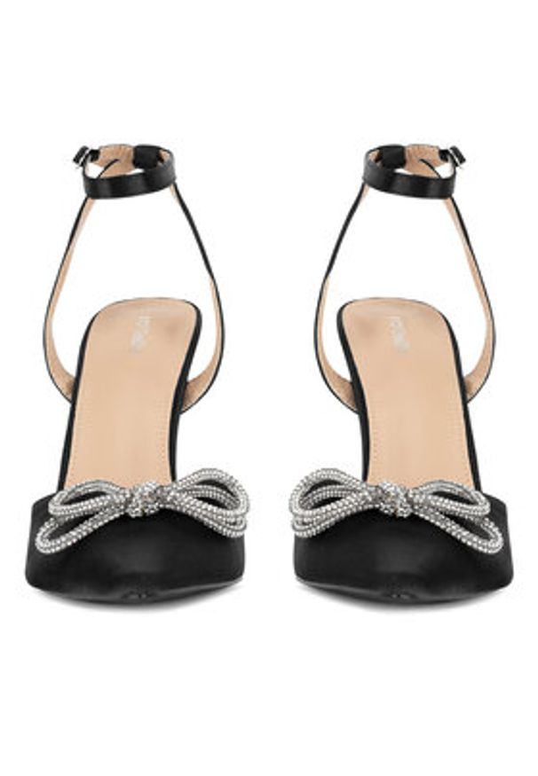 DeeZee Szpilki F92831-8 Czarny. Kolor: czarny. Materiał: materiał. Obcas: na szpilce