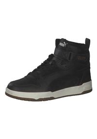 Buty do chodzenia dla dzieci Puma Rbd Game Wtr. Wysokość cholewki: za kostkę. Zapięcie: sznurówki. Kolor: czarny. Materiał: materiał. Szerokość cholewki: normalna. Sport: turystyka piesza