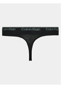 Calvin Klein Underwear Stringi Thong 000QF7095E Czarny. Kolor: czarny. Materiał: wiskoza #7