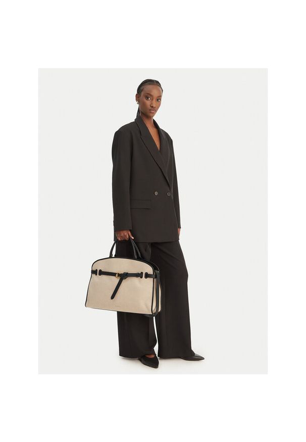 Torebka Coccinelle. Kolor: beżowy. Styl: street