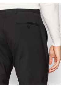 Selected Homme Spodnie garniturowe Logan 16051390 Czarny Slim Fit. Kolor: czarny. Materiał: wiskoza