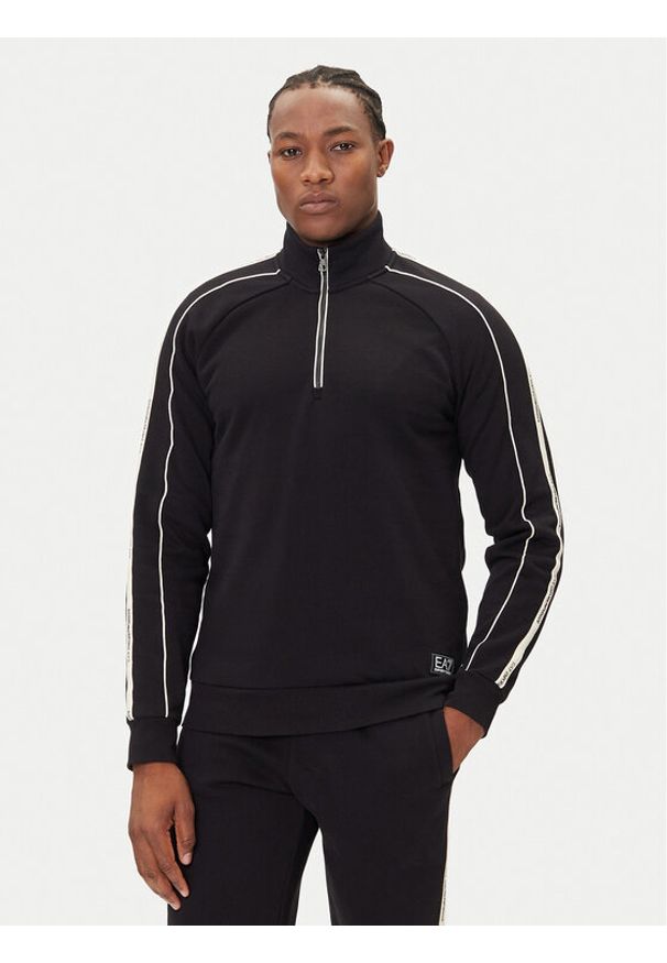 EA7 Emporio Armani Bluza 7M000971 AF10377 UC001 Czarny Regular Fit. Kolor: czarny. Materiał: bawełna