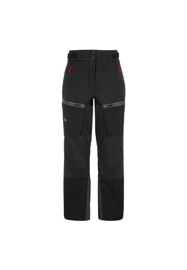 Spodnie treningowe damskie Salewa Sella 2L Ptxtwr. Kolor: czarny. Materiał: dresówka