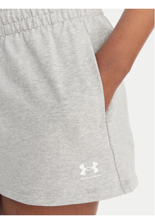 Under Armour Szorty sportowe Sport Terry 6011022 Szary Regular Fit. Kolor: szary. Materiał: bawełna