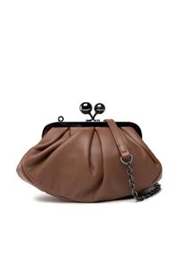Weekend Max Mara Torebka Prati 55160112600 Brązowy. Kolor: brązowy. Materiał: skórzane